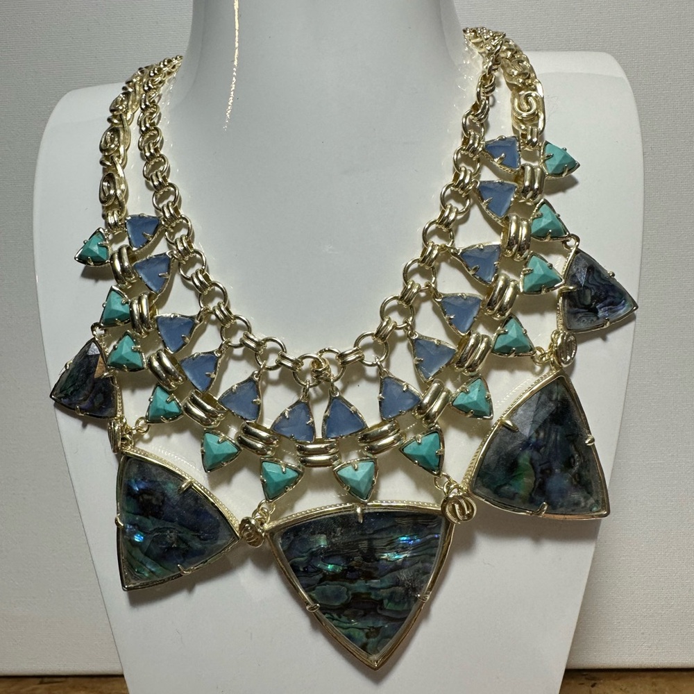 Emily, vintage necklace, abalone